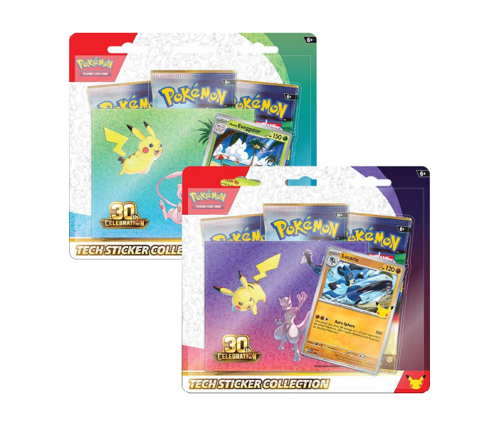 Pokemon TCG 30th Celebration Tech Sticker Collection (1 Random)